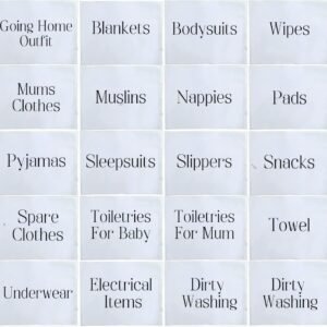 s steen x20 hospital maternity organiser bags | baby essentials for newborn | new born baby essentials | maternity hospital bag | labour essentials | baby hospital bag| maternity bag