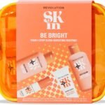 revolution skin, be bright 4 step starter kit, brightening skincare set includes cleanser, toner, serum & moisturiser, vegan & cruelty free, 4...